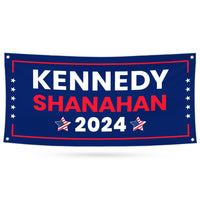 Kennedy Shanahan 2024 Banner Sign, 13 Oz RFK Jr. Election 2024 Banner, Robert F. Kennedy Jr. For President 2024 Banner With Metal Grommets