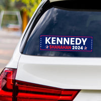 Kennedy Shanahan 2024 Sticker Vinyl Decal, RFK Jr 2024, Election 2024, Robert F Kennedy Jr For President 2024 Bumper Sticker Decal, 10" x 3"