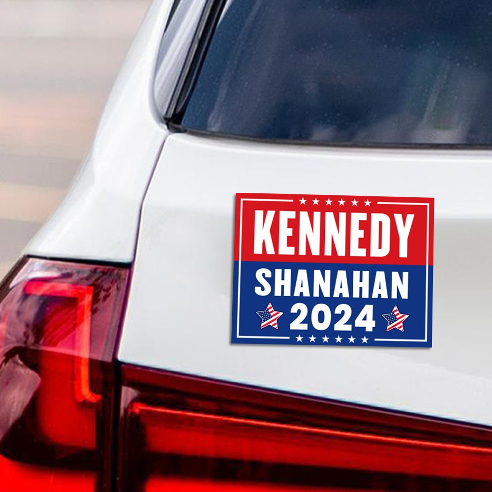 Kennedy Shanahan 2024 Car Magnet, RFK Jr. Magnet, President Election 2024, Robert F. Kennedy Jr For President 2024 Vehicle Magnet, 6" x 4.5"