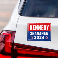 Kennedy Shanahan 2024 Car Magnet, RFK Jr. Magnet, President Election 2024, Robert F. Kennedy Jr For President 2024 Vehicle Magnet, 6" x 4.5"