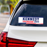 Kennedy Shanahan 2024 Sticker Vinyl Decal, RFK Jr 2024, Election 2024, Robert F Kennedy Jr For President 2024 Bumper Sticker Decal, 10" x 3"