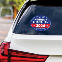 Kennedy Shanahan 2024 Sticker Vinyl Decal, RFK Jr 2024, Election 2024, Robert F Kennedy Jr For President 2024 Bumper Sticker, 6" x 4.5"