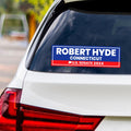 Robert Hyde for U.S. Senate Connecticut Sticker Vinyl Decal, Vote Robert Hyde US Senate Election 2024 Bumper Sticker Decal - 10
