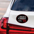 Jesus Christ 24 Only Jesus Can Save This Nation Car Magnet, Jesus 2024 Magnet, Jesus Our Only Hope , Jesus Vehicle Magnet - 6