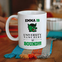 Personalized College Bound Mug - College Graduation, High School Graduation, University Bound, Custom College Logo Mug, Class of 2025 Gifts