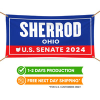 a sign that says sherrod on it