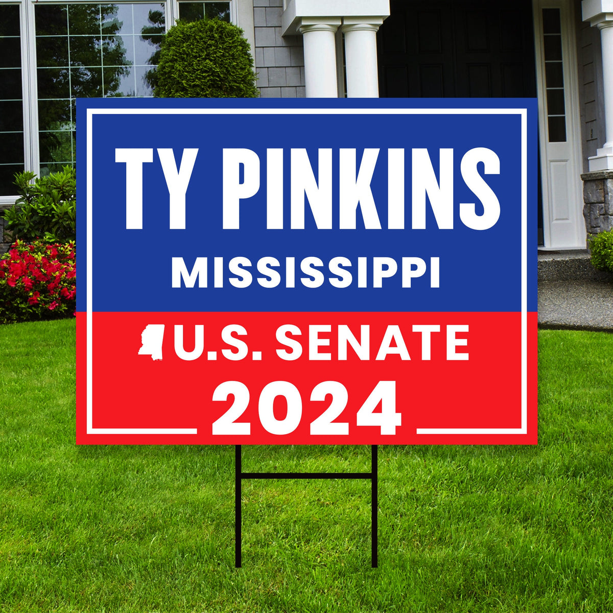 Ty Pinkins US Senate Yard Sign - Coroplast US Senate Election Mississi ...