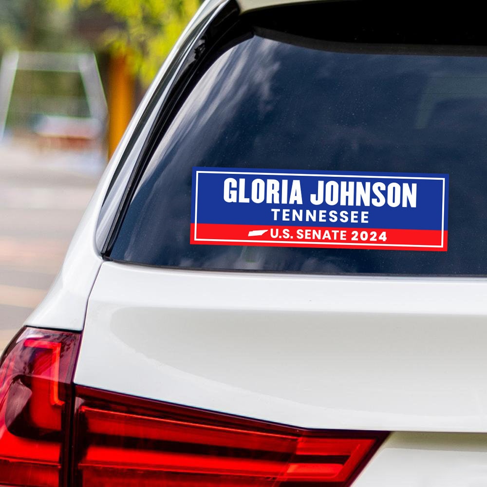 a close up of a car with a sticker on it