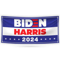 Biden Harris 2024 Banner Sign, 13 Oz Joe Kamala Biden For President 2024 Sign, 2024 President Election Vinyl Banner With Metal Grommets