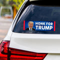 Honk for Trump Sticker Vinyl Decal - Trump 2024, Donald Trump For President 2024, Take America Back Bumper Sticker Decal - 10