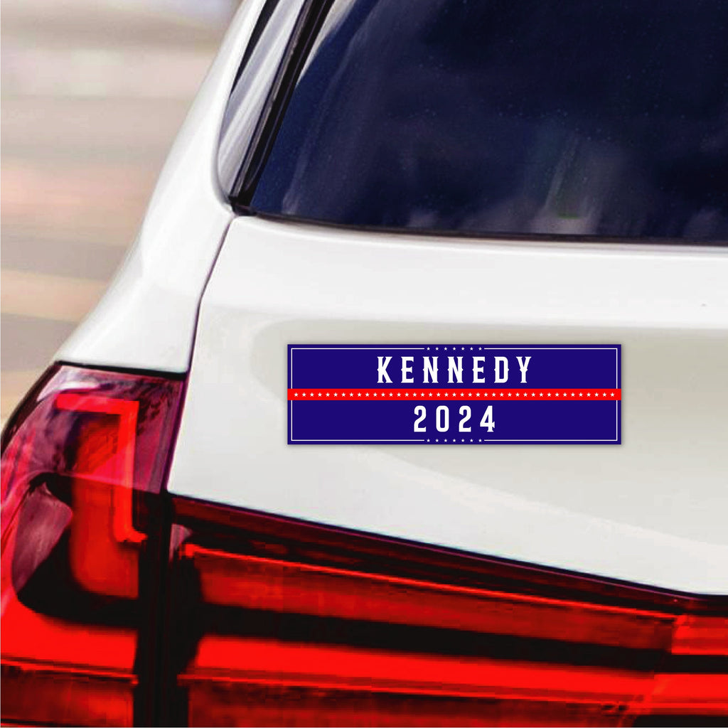 Kennedy 2024 Car Magnet, RFK Jr. Magnet, President Election 2024, Robert F. Kennedy Jr. For President 2024 Vehicle Magnet - 10" x 3"
