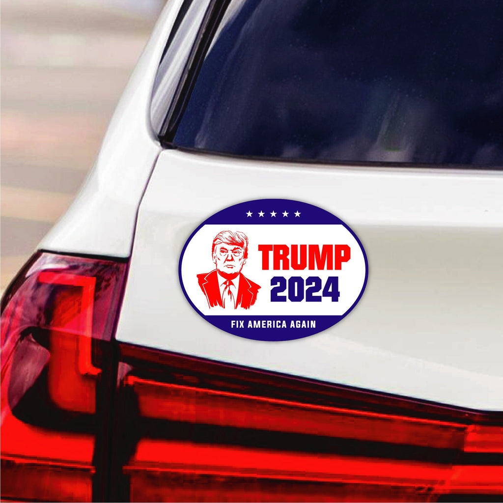 Trump 2024 Magnet - Take America Back - Fix America Again, Trump is My President Car Magnet - Trump Magnet - Vehicle Magnet