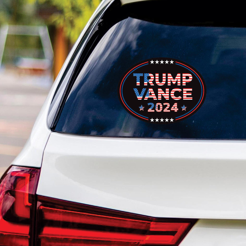 Trump Vance 2024 Sticker Vinyl Decal, Trump 2024 Vinyl Sticker, 2024 Election, Take America Back, Trump Campaign Bumper Sticker, 6" x 4.5"