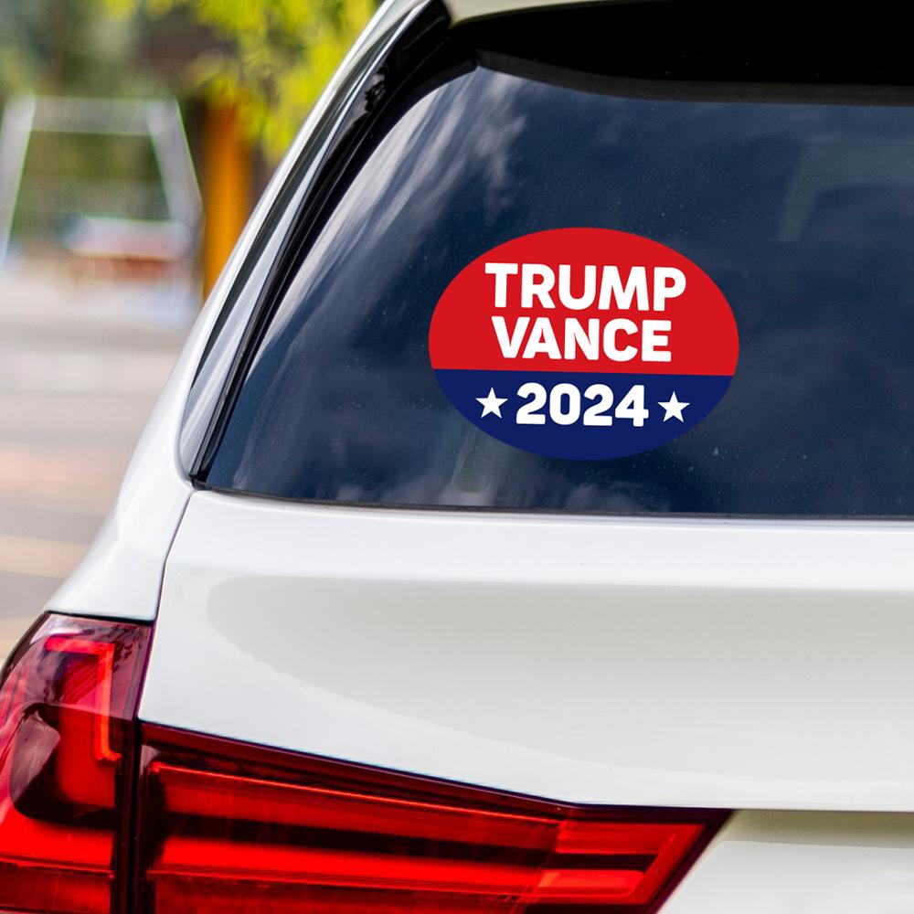 Trump Vance 2024 Sticker Vinyl Decal, Trump 2024 Vinyl Sticker, 2024 Election, Take America Back, Trump Campaign Bumper Sticker, 6" x 4.5"