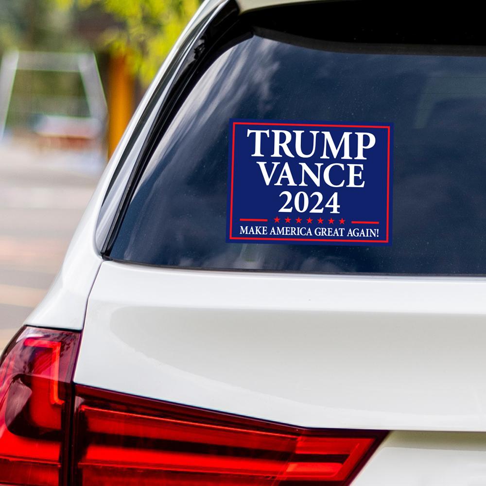 Trump Vance 2024 Sticker Vinyl Decal, Trump 2024 Vinyl Sticker, 2024 Election, Take America Back, Trump Campaign Bumper Sticker, 6" x 4.5"