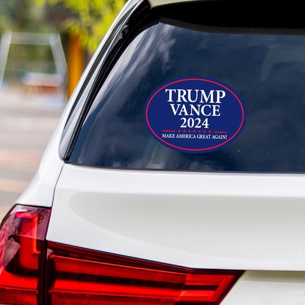 Trump Vance 2024 Sticker Vinyl Decal, Trump 2024 Vinyl Sticker, 2024 Election, Take America Back, Trump Campaign Bumper Sticker, 6" x 4.5"