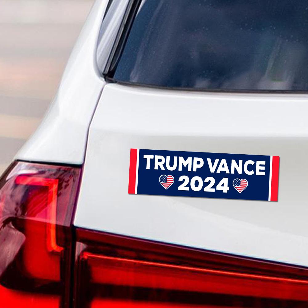 Trump Vance 2024 Magnet, Take America Back, Trump For President 2024 Car Magnet, Trump Magnet, Trump 2024 Vehicle Magnet, 10" x 3"