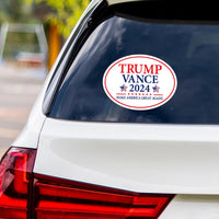Trump Vance 2024 Sticker Vinyl Decal, Trump 2024 Vinyl Sticker, 2024 Election, Take America Back, Trump Campaign Bumper Sticker, 6" x 4.5"