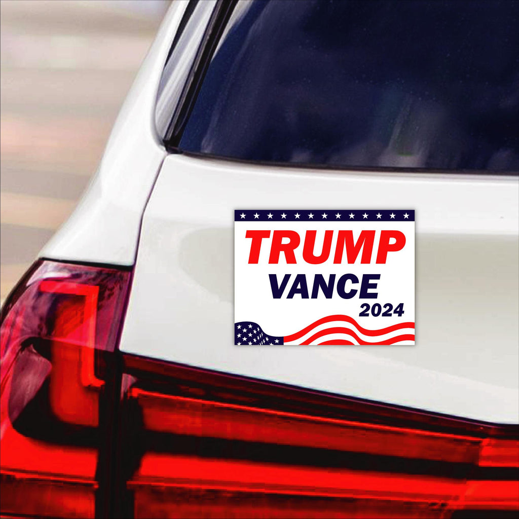 Trump Vance 2024 Magnet, Take America Back, Trump For President 2024 Car Magnet, Trump Magnet, Trump 2024 Vehicle Magnet, 6" x 4.5"