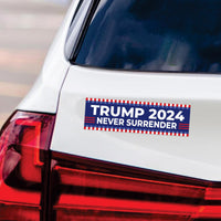 Trump 2024 Magnet, Take America Back, Still Standing, Trump Vance Car Magnet, Never Surrender, Trump Fight, Election 2024 Magnet, 10" x 3"