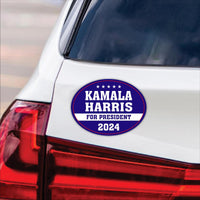 Kamala Harris 2024 Car Magnet, Harris For President 2024 Vehicle Magnet, 2024 President Election Bumper, Madam President Magnet, 6" x 4.5"