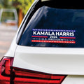 Kamala Harris 2024 Sticker Vinyl Decal, Harris For President 2024 Vinyl Sticker, Madam President, Election Harris Bumper Sticker - 10