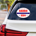 Kamala Harris 2024 Sticker Vinyl Decal, Harris For President 2024 Vinyl Sticker, Madam President, Election Harris Bumper Sticker - 6