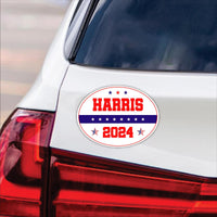 Kamala Harris 2024 Car Magnet, Harris For President 2024 Vehicle Magnet, 2024 President Election Bumper, Madam President Magnet, 6" x 4.5"