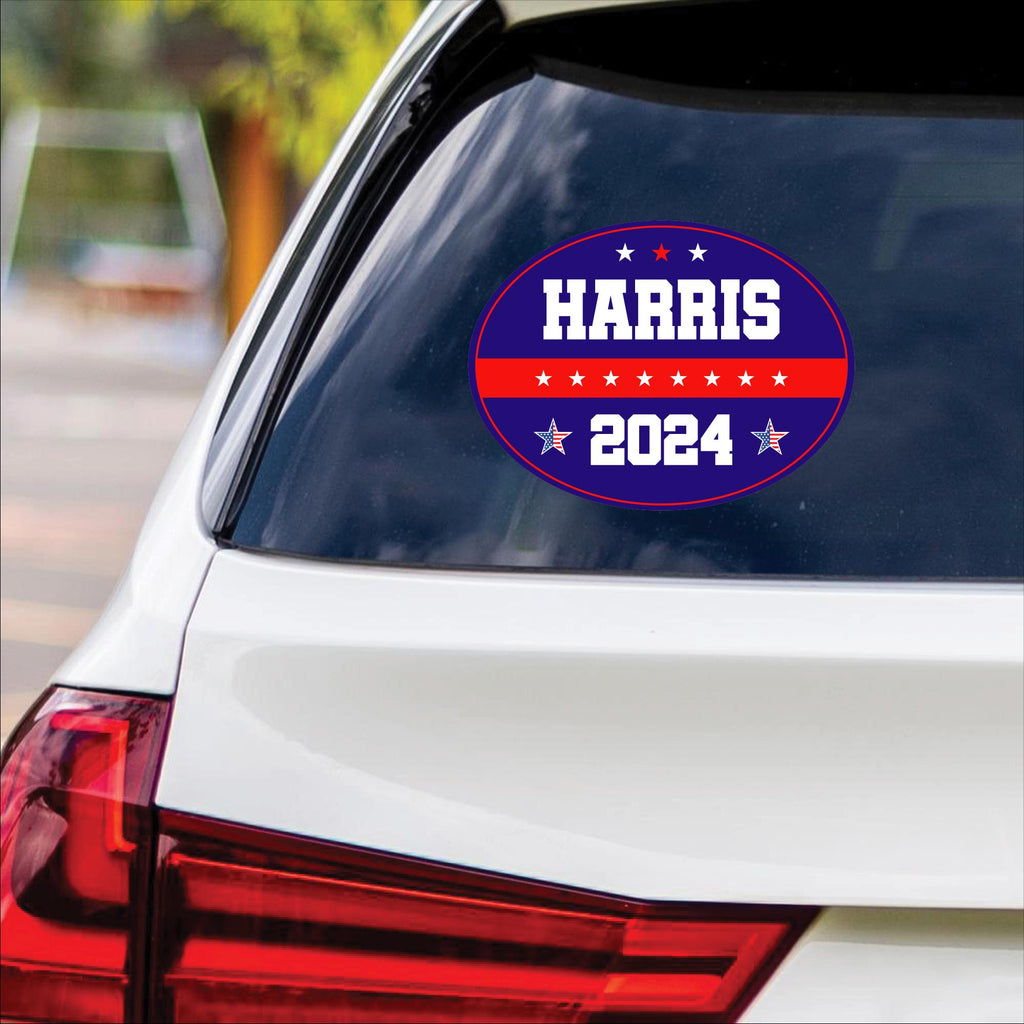 Kamala Harris 2024 Sticker Vinyl Decal, Harris For President 2024 Vinyl Sticker, Madam President, Election Harris Bumper Sticker - 6" x 4.5"