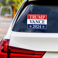 Trump Vance 2024 Sticker Vinyl Decal, Trump 2024 Vinyl Sticker, 2024 Election, Take America Back, Trump Campaign Bumper Sticker, 6" x 4.5"