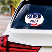 Kamala Harris 2024 Sticker Vinyl Decal, Harris For President 2024 Vinyl Sticker, Madam President, Election Harris Bumper Sticker - 6" x 4.5"