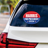Kamala Harris 2024 Sticker Vinyl Decal, Harris For President 2024 Vinyl Sticker, Madam President, Election Harris Bumper Sticker - 6" x 4.5"