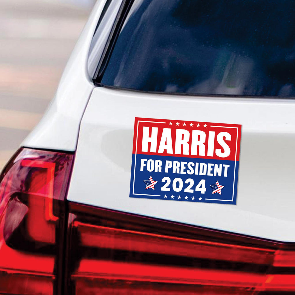 Kamala Harris 2024 Car Magnet, Harris For President 2024 Vehicle Magnet, 2024 President Election Bumper, Madam President Magnet, 6" x 4.5"