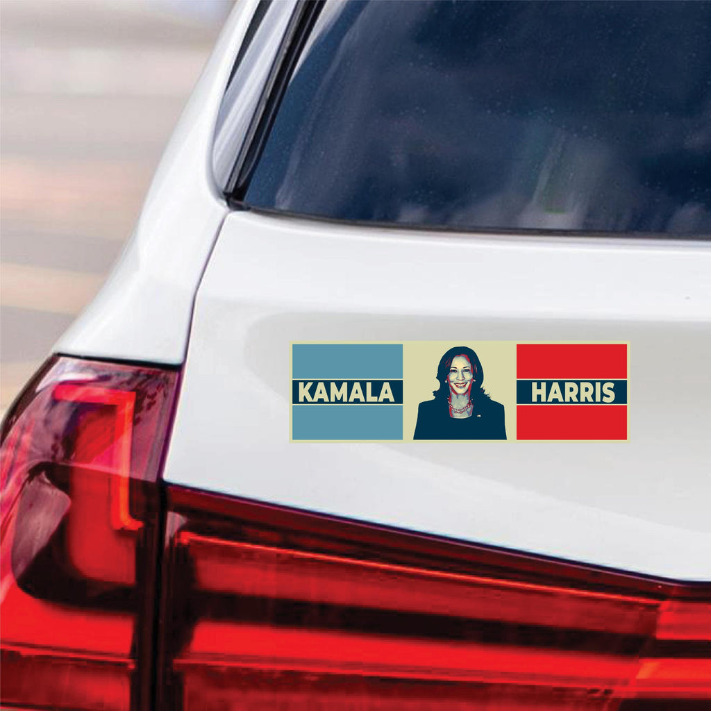 Kamala Harris 2024 Car Magnet, Harris For President 2024 Vehicle Magnet, 2024 President Election Bumper, Madam President Magnet, 10" x 3"