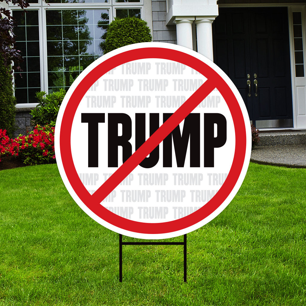 Anti-Trump Yard Sign - Coroplast Long Lasting Election 2024 Sign, Vote Biden - Anti-Trump Yard Sign with Metal H-Stake