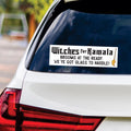 Witches for Kamala Sticker Vinyl Decal, Harris For President 2024 Vinyl Sticker, Election 2024, Halloween Witch Bumper Sticker - 10