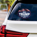 Trump 2024 Sticker Vinyl Decal - Trump 2024, Donald Trump For President 2024, Take America Back Bumper Sticker Decal - 6