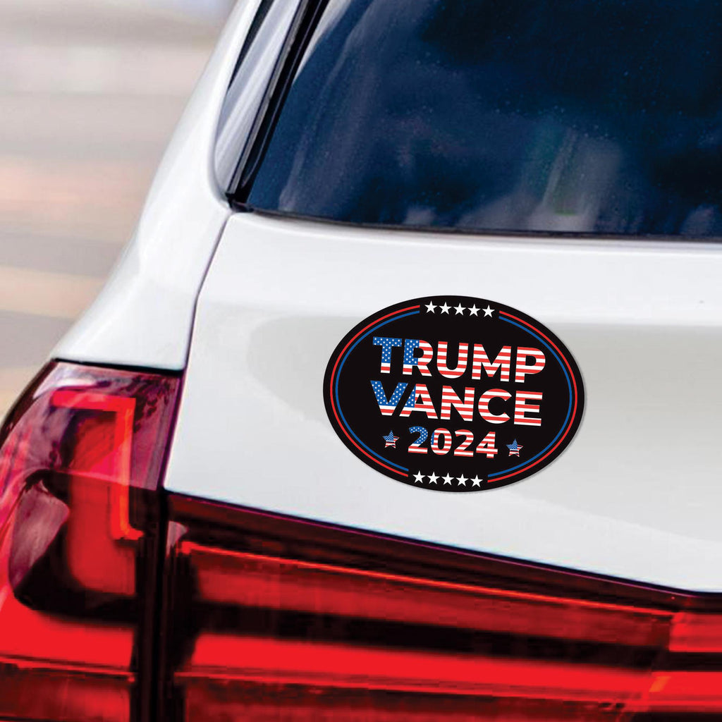 Trump Vance 2024 Magnet, Take America Back, Trump For President 2024 Car Magnet, Trump Magnet, Trump 2024 Vehicle Magnet, 6" x 4.5"