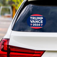 Trump Vance 2024 Sticker Vinyl Decal, Trump 2024 Vinyl Sticker, 2024 Election, Take America Back, Trump Campaign Bumper Sticker, 6" x 4.5"
