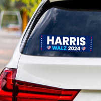 Harris Walz 2024 Sticker Vinyl Decal, Harris For President 2024 Vinyl Sticker, Election, Childless Cat Ladies Bumper Sticker - 10" x 3"