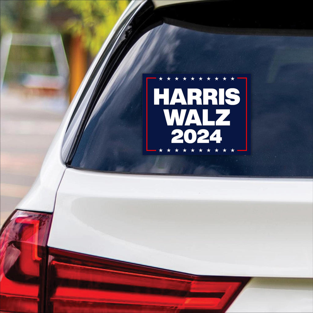 Harris Walz 2024 Sticker Vinyl Decal, Harris For President 2024 Vinyl Sticker, Election, Childless Cat Ladies Bumper Sticker - 6" x 4.5"