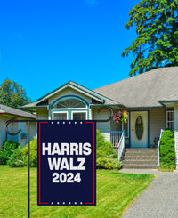 Harris Walz 2024 Garden Flag - 12x18 Inch Double Sided, Childless Cat Ladies Flag, Harris For President 2024 Flag, Madam President Flag
