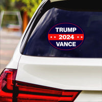 Trump Vance 2024 Sticker Vinyl Decal, Trump 2024 Vinyl Sticker, 2024 Election, Take America Back, Trump Campaign Bumper Sticker, 6" x 4.5"