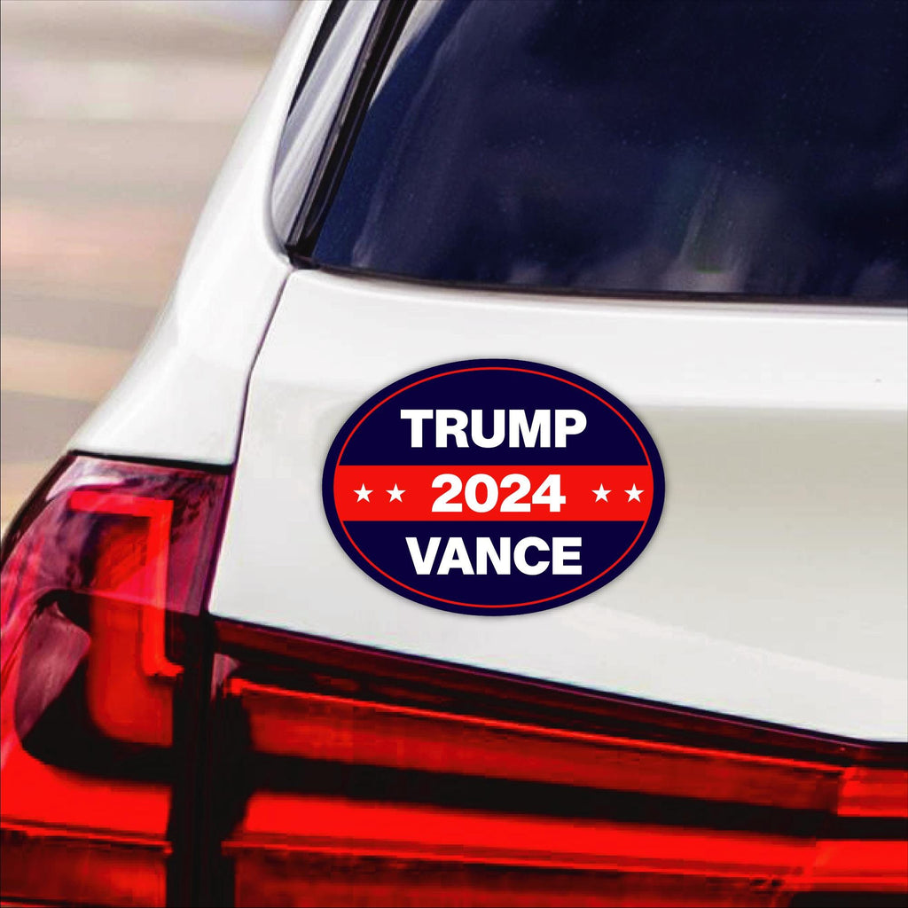 Trump Vance 2024 Magnet, Take America Back, Trump For President 2024 Car Magnet, Trump Magnet, Trump 2024 Vehicle Magnet, 6" x 4.5"