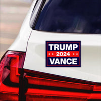 Trump Vance 2024 Magnet, Take America Back, Trump For President 2024 Car Magnet, Trump Magnet, Trump 2024 Vehicle Magnet, 6" x 4.5"