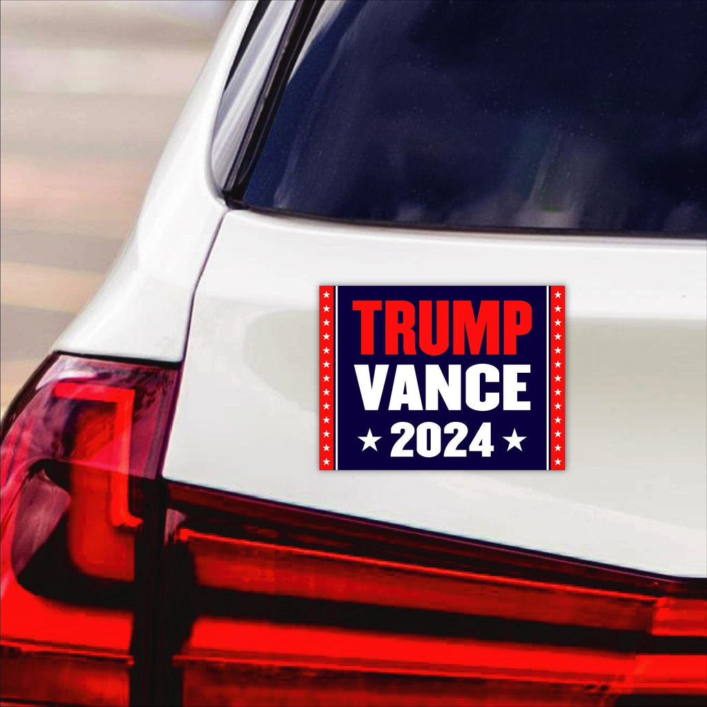 Trump Vance 2024 Magnet, Take America Back, Trump For President 2024 Car Magnet, Trump Magnet, Trump 2024 Vehicle Magnet, 6" x 4.5"