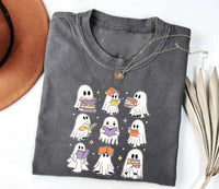 Ghost Reading Books Shirt, Halloween Book Lover Shirt, Spooky Season Tee, Teacher Librarian Halloween Gift, Bookish Halloween School Shirt