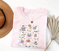 Ghost Reading Books Shirt, Halloween Book Lover Shirt, Spooky Season Tee, Teacher Librarian Halloween Gift, Bookish Halloween School Shirt