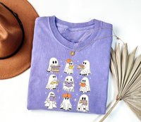 Ghost Reading Books Shirt, Halloween Book Lover Shirt, Spooky Season Tee, Teacher Librarian Halloween Gift, Bookish Halloween School Shirt