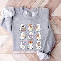 Ghost Reading Books Sweatshirt, Halloween Book Lover Sweater, Spooky Season, Teacher Librarian Halloween Gift, Bookish Halloween Sweatshirt